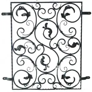 ironworks wrought iron ornamental painting grills for window manufacture