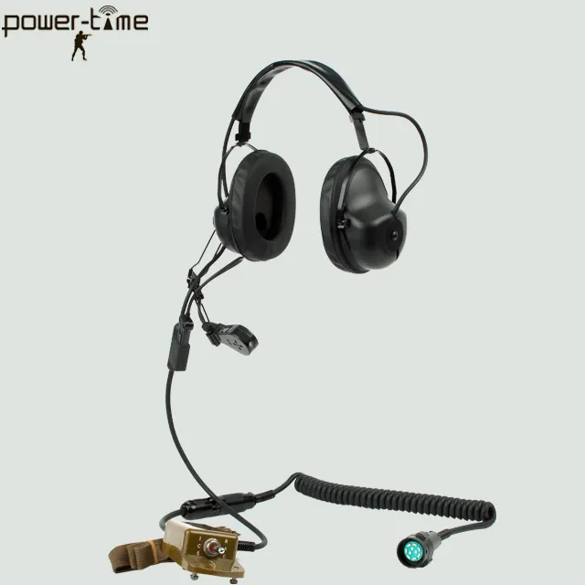 Radmor 3501 VHF/FM ricetrasmettitore tenuto in mano tactical headset
