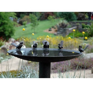 Moderne Outdoor Bronzen Vogel Bad Kom Tuin Sculptuur - Product Image 1