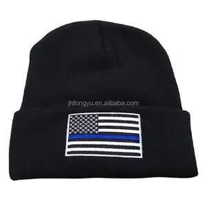 Bonnet en vrac unisexe drapeau de la Grèce bonnet tricoté <span class=keywords><strong>pas</strong></span> <span class=keywords><strong>cher</strong></span> acrylique personnalisé hommes tricoté drapeau chapeaux d'hiver - Product Image 1