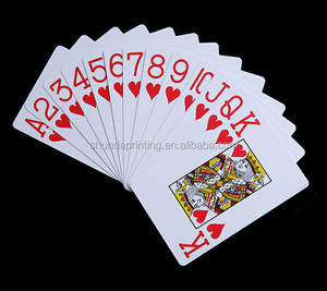 Grande police en plastique cartes à jouer, 100% étanche en plastique pvc cartes à jouer - Product Image 2