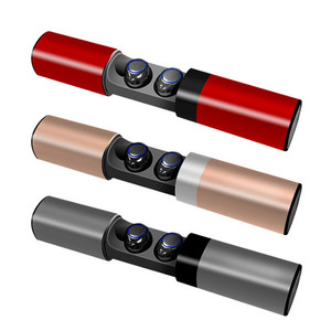 โรงงานขายส่ง S2 TWS ฝาแฝด <span class=keywords><strong>True</strong></span> Wireless 5.0สเตอริโอแฮนด์ฟรีหูฟัง1200มิลลิแอมป์ชั่วโมงธนาคารอำนาจ - Product Image 2