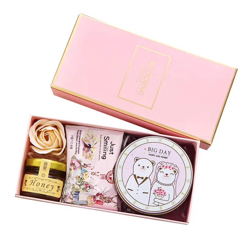 High quality custom wedding box packaging for gift, wedding invitations paper box