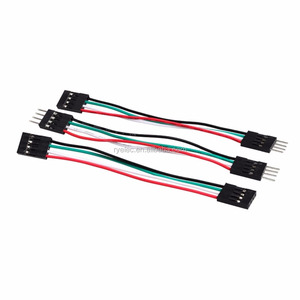 Dupont 2.54mm 4 p mazo de cables de $ number pines hembra a female10cm doble cabeza - Product Image 1