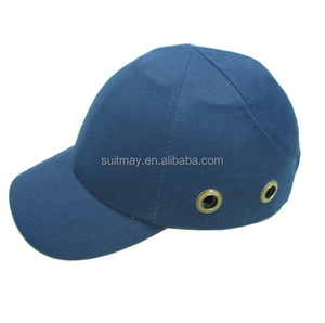 Gorro de Seguridad Ligero con Certificación CE EN812, Gorra Deportiva 100% Algodón, Carcasa Rígida, Azul Oscuro/Negro, Talla Única - Product Image 1