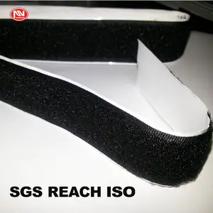 Black Color Self Adhesive Hook And Loop Fastener Tapes