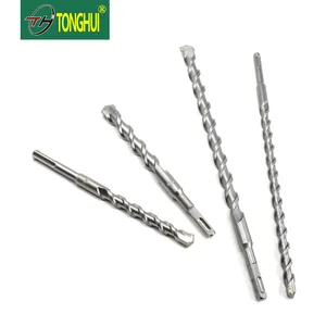 6*150ミリメートルPortable Multi目的Impact Cross Tip Double Flute Hammer Drill Bits