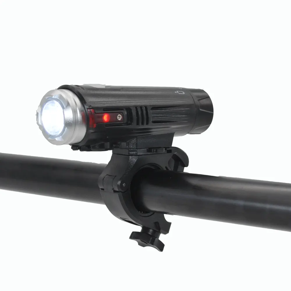 Clover Aluminum Alloy 18650 Waterproof usb rechargeable led bike front light for Mountain Roads Night Cycling