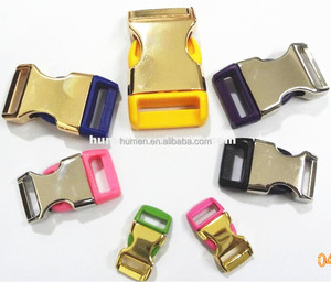 Different Size Half Metal Half Plastic Buckle For Dog Pet Collar Accessories