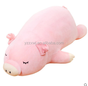 Miễn phí mẫu đàn hồi co giãn mềm nằm tư thế động vật lợn hình gối động vật sang trọng hình gối - Product Image 2