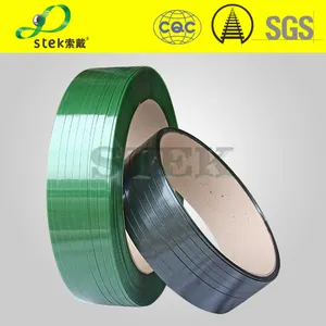 GREEN PET Strap for Wood lumber packing