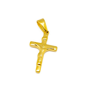 Commercio all'ingrosso di Tendenza Prodotto Bling Monili Che Fanno I Fascini 24K Arabia Oro Etiope Croce Gioielli - Product Image 5