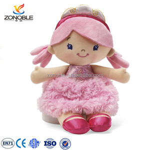Poupée en tissu personnalisée, poupée en peluche douce pour bébé <span class=keywords><strong>avec</strong></span> ensemble de vêtements amovibles et accessoires - Product Image 4