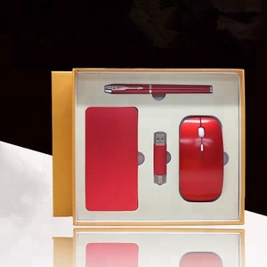 Quattro Set Penna Del Mouse USB della Banca di Potere Set Cerimonia di Apertura <span class=keywords><strong>Regali</strong></span> <span class=keywords><strong>Regali</strong></span> <span class=keywords><strong>Personalizzati</strong></span> per Gli Uomini - Product Image 2