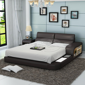 Ensemble appui-tête en cuir véritable ajustable, en cuir véritable, Design Simple, <span class=keywords><strong>pas</strong></span> <span class=keywords><strong>cher</strong></span>, Set de chambre à coucher, meilleure vente chinoise - Product Image 4