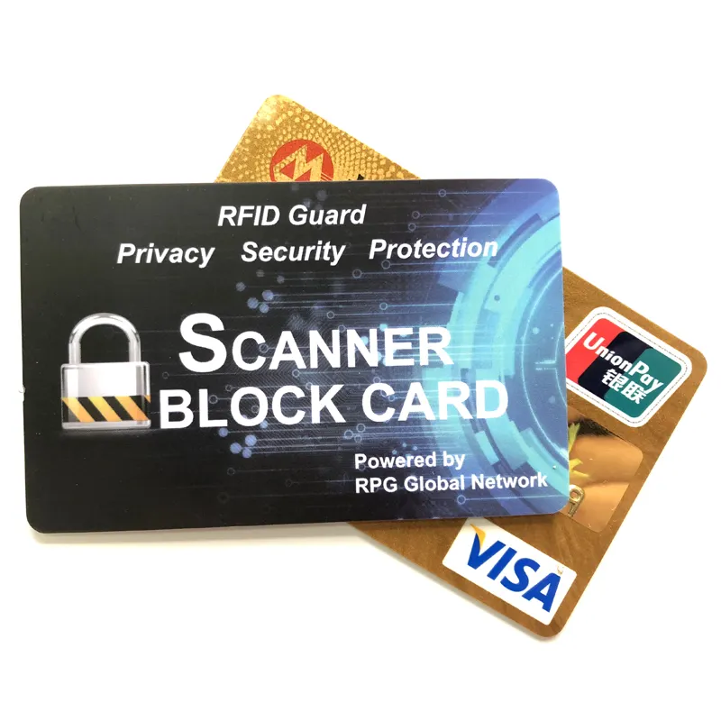 Visa und Master Card Protector/RFID Blocking Protector Karte