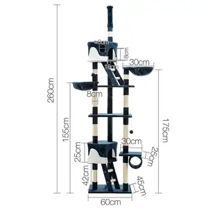 Kucing Menggaruk Condo Tower Mainan Hewan Peliharaan Kucing Menggaruk Post 30 Hari Beberapa Warna Tersedia Cat Tree