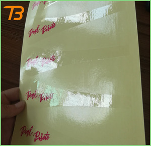 PVC Tùy Chỉnh Đồ Bơi Trong Suốt Vệ Sinh Bảo Vệ Stickers Với <span class=keywords><strong>Logo</strong></span> In - Product Image 5