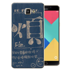 Couleur dessin de bande dessinée conception téléphone cas pour samsung A9 <span class=keywords><strong>Pro</strong></span> a9100 - Product Image 1