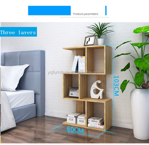 Libreria Moderna in Legno con Design Floreale per Casa e Ufficio - Product Image 2