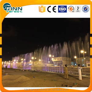 243 m exterior plaza fuente danzante fuente de música DMX LED ligths y electromagnética válvula de control de la fuente - Product Image 1