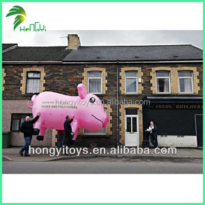 Gigante Gonfiabile Maiale Rosa/Gonfiabile Maiale Palloncini/Gonfiabile Maiale Pallone Ad Elio Per La Pubblicità - Product Image 5
