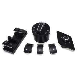 6 pcs De Rétroviseur Chromé Phare <span class=keywords><strong>Vitre</strong></span> Électrique Commutateurs pour MK6 Vento Jetta - Product Image 5