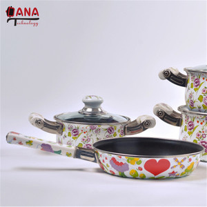 Ensemble de casseroles en fonte émaillée antiadhésive Chickenware pour la vente en gros - Product Image 6