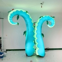 Décoration Géante Gonflable de Tentacule de Poulpe et Calmar 3m avec Pompe à Air Électrique 8-10ft, Couleur Personnalisable