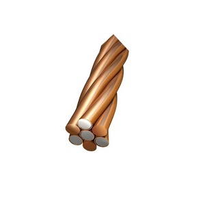 Conducteur en cuivre nu étiré à froid <span class=keywords><strong>HDBC</strong></span> N°2 N°4 N°6 N°8 AWG Fabricant - Product Image 5