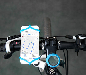 Nuovo supporto universale per bici da moto in Silicone elastico per bicicletta per cinturino in silicone antiscivolo per telefono cellulare - Product Image 4