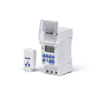 Temporizador Electrónico Programable Alion AHC15A-U-12V-16A de 24 Horas, Interruptor Temporizador de 220v