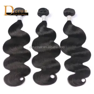 Haar Volledige Cuticula 100% Onbewerkte Virgin Remy Peruaanse Best Selling 32 Inch Haarverlenging Menselijk Haar Paypal Geen Schuur, geen Wirwar