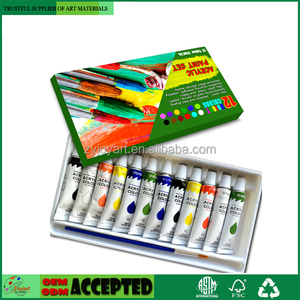 China Fábrica de Qualidade Pintura A Óleo do Artista Set 12ml x 12 Art Tintas - Product Image 2