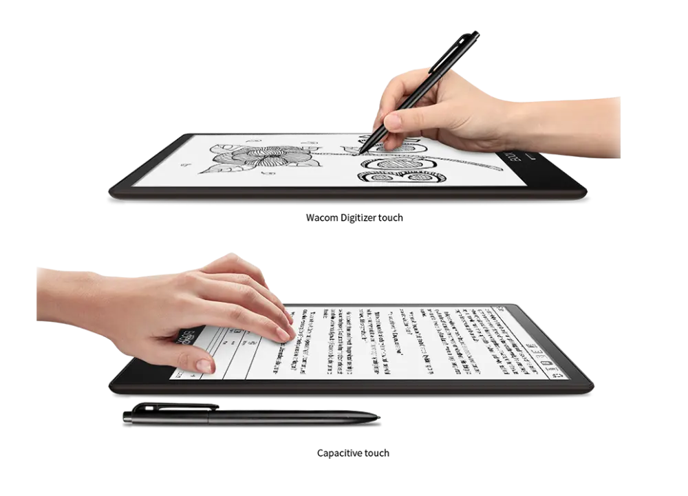 Nota a la gestion de 9,7 "con stylus tablet ebook