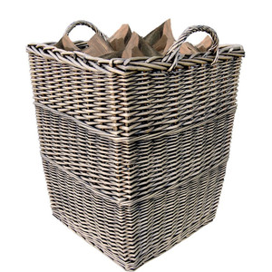 Fornitore della fabbrica della cina all'ingrosso salice log grande di stoccaggio cesti di stoccaggio per la frutta - Product Image 2