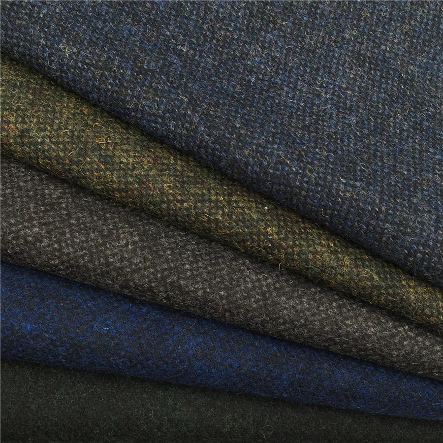 Combinaison de laine Polyester mélangée, matériel jacquard, design de points, adapté pour l'automne et l'hiver, pardessus de costume, tissu tissé, blazer