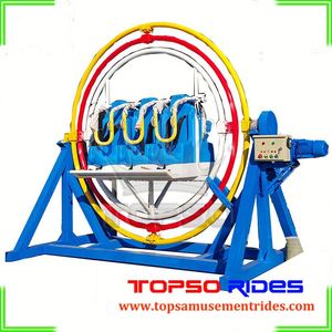 TOPSO 3D anillos Popular juguetes y juegos giroscopio humano eléctrica atracciones <span class=keywords><strong>de</strong></span> feria para la venta - Product Image 1