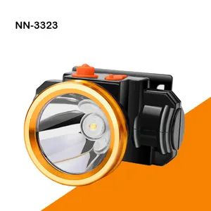 LED Rechargeable Strong Headlight Long Shot Outdoor Dimming Head Flashlight Miner Lamp