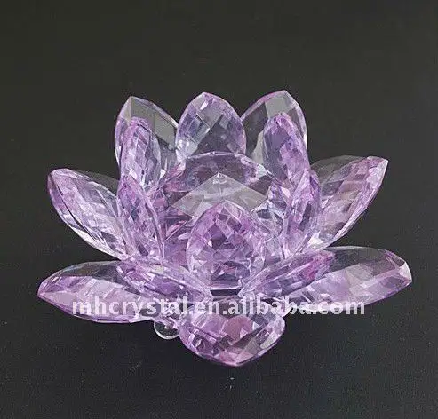 Violet Cristal lotus fleur MH-H0058