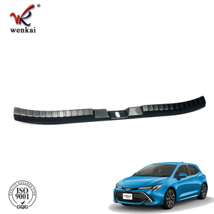 Negro trasero construido-en el parachoques protector pie placa para <span class=keywords><strong>Toyota</strong></span> <span class=keywords><strong>Corolla</strong></span> deporte escotilla. Auris 2019 protección Accesorios - Product Image 3