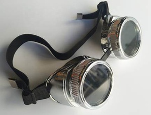 Steampunk lunettes unisexe Vintage Style victorien <span class=keywords><strong>Cosplay</strong></span> lunettes hologramme en alliage <span class=keywords><strong>de</strong></span> Zinc lunettes personnalisées - Product Image 5