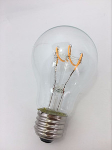 A19 A60 Style Antique Vintage 4 W Dimmable avec Base E26 <span class=keywords><strong>Quad</strong></span> Loop Filament ampoule LED - Product Image 5