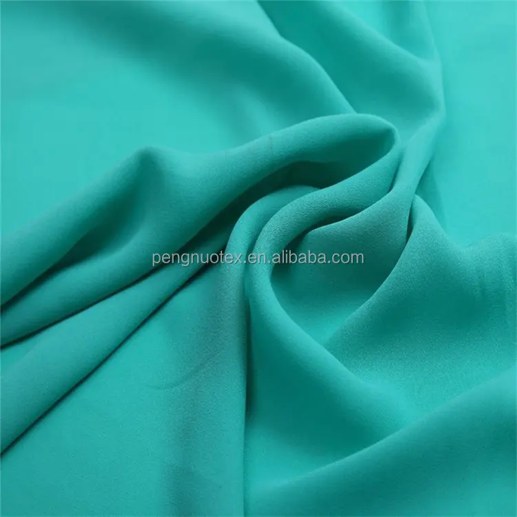thick crepe fabric for dress/double korean heavy moss crepe voile fabric characteristics definition