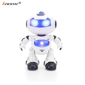Bricstar売れ筋電子ダンスロボット玩具、すべての市場に適した幸せな子供玩具ロボット戦闘機