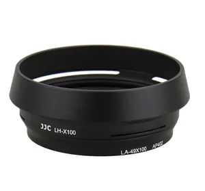 JJC LH-JX100 Metal lens hood ile 49mm Filtre adaptörü Fujifilm X100