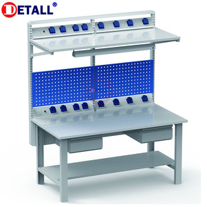 Detall Heavy Duty <strong>Home</strong> Workbench Metal Garage Workbench Industrial <strong>Work</strong> <strong>Table</strong> - Product Image 4