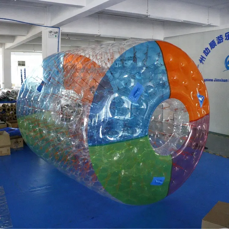 מפעל 2.4x2.2x1.6 m 0.7mm TPU צבע ענק מתנפח רולר כדור