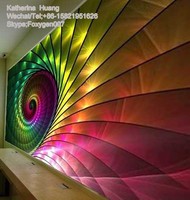 Película de techo de pvc con impresión 3D para instalación en techo, decoración para el hogar