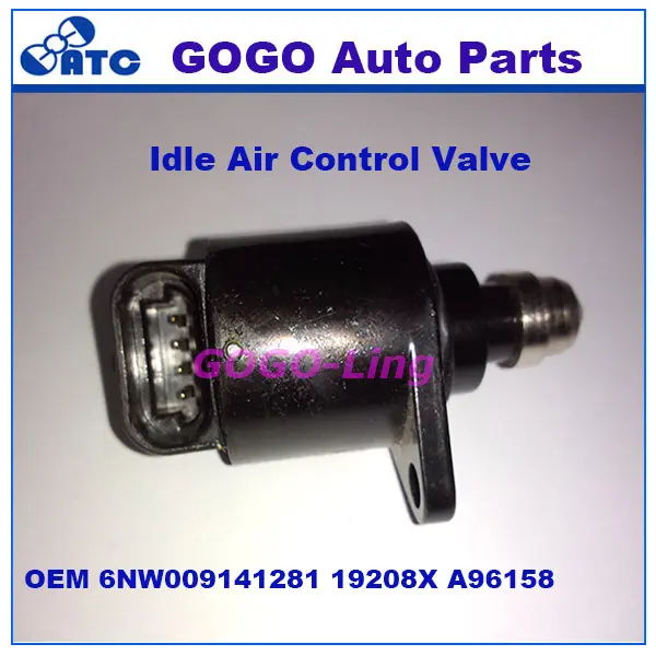 GOGO Idle Valvola di Controllo Dell'aria per Peugeot 206 307 406 607 806 807 OEM 6NW009141281 19208X A96158